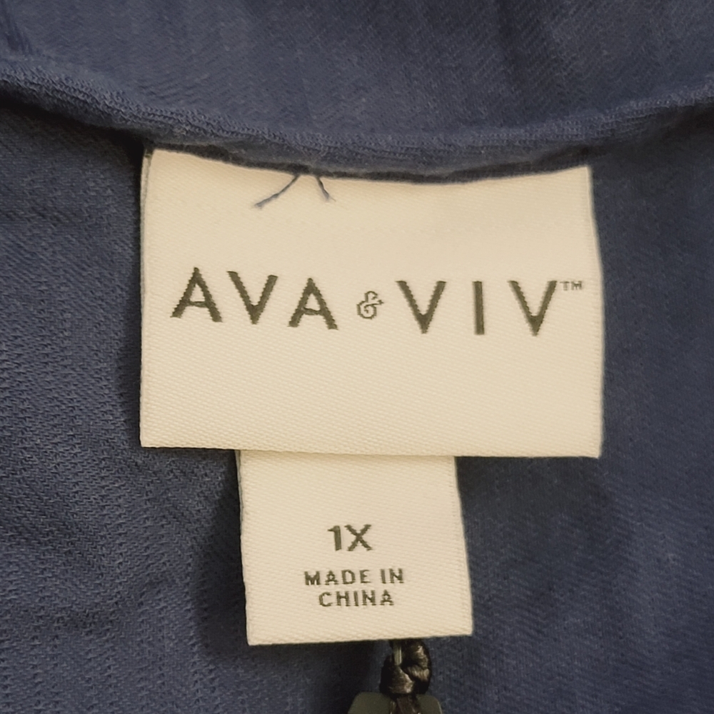 Ava & Viv Sleeveless Colorblock Tiered dress - Picture 9 of 12